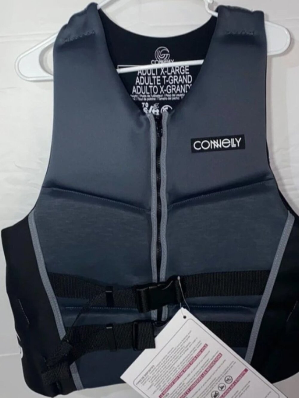 NWT!! Men's Connelly Classic Neo Life Vest Jacket Size XL Chest 44”-48”